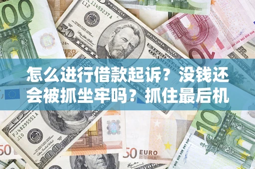 北京怎么进行借款起诉？没钱还会被抓坐牢吗？抓住最后机会！