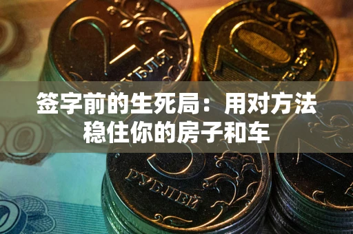 北京签字前的生死局：用对方法稳住你的房子和车