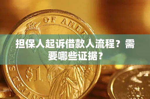 北京担保人起诉借款人流程?需要哪些证据? 北京担保人起诉借款人流程?需要哪些证据?