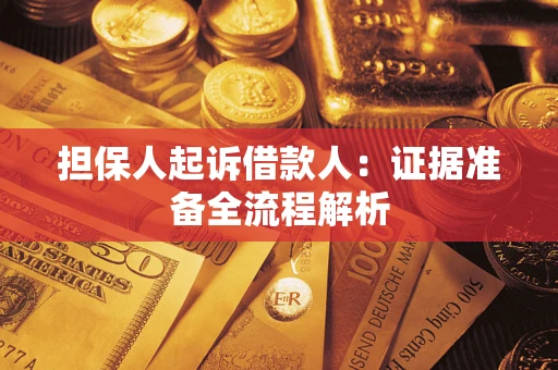 北京担保人起诉借款人：证据准备全流程解析