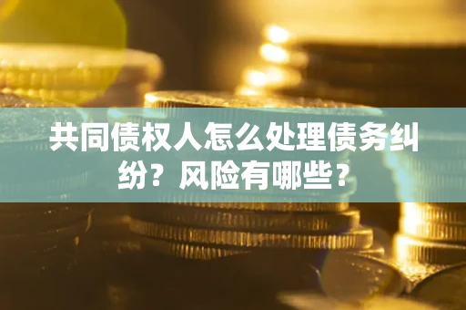 北京共同债权人怎么处理债务纠纷？风险有哪些？